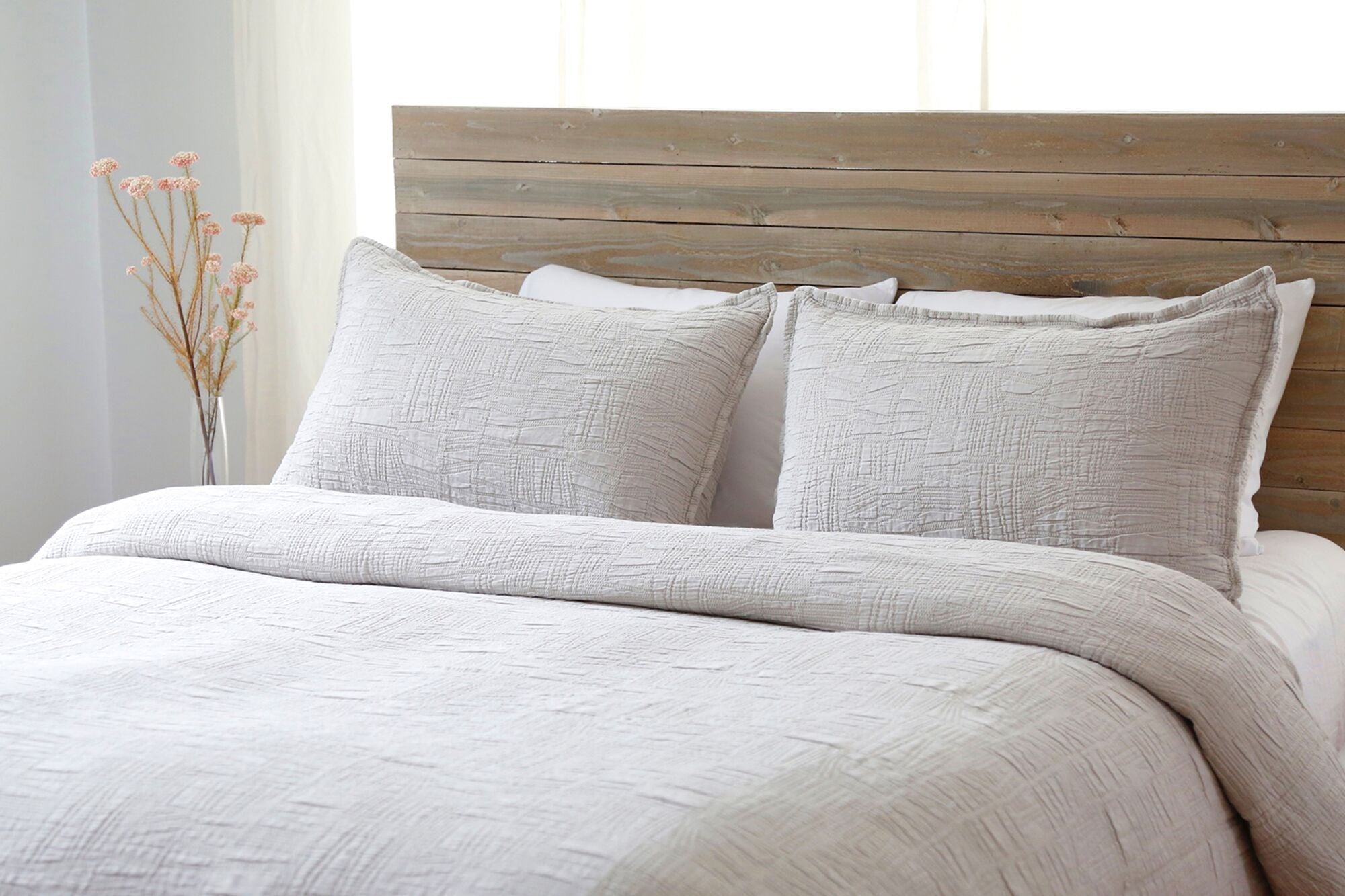 Harbour Taupe Coverlet by Pom Pom at Home | Fig Linens and Home