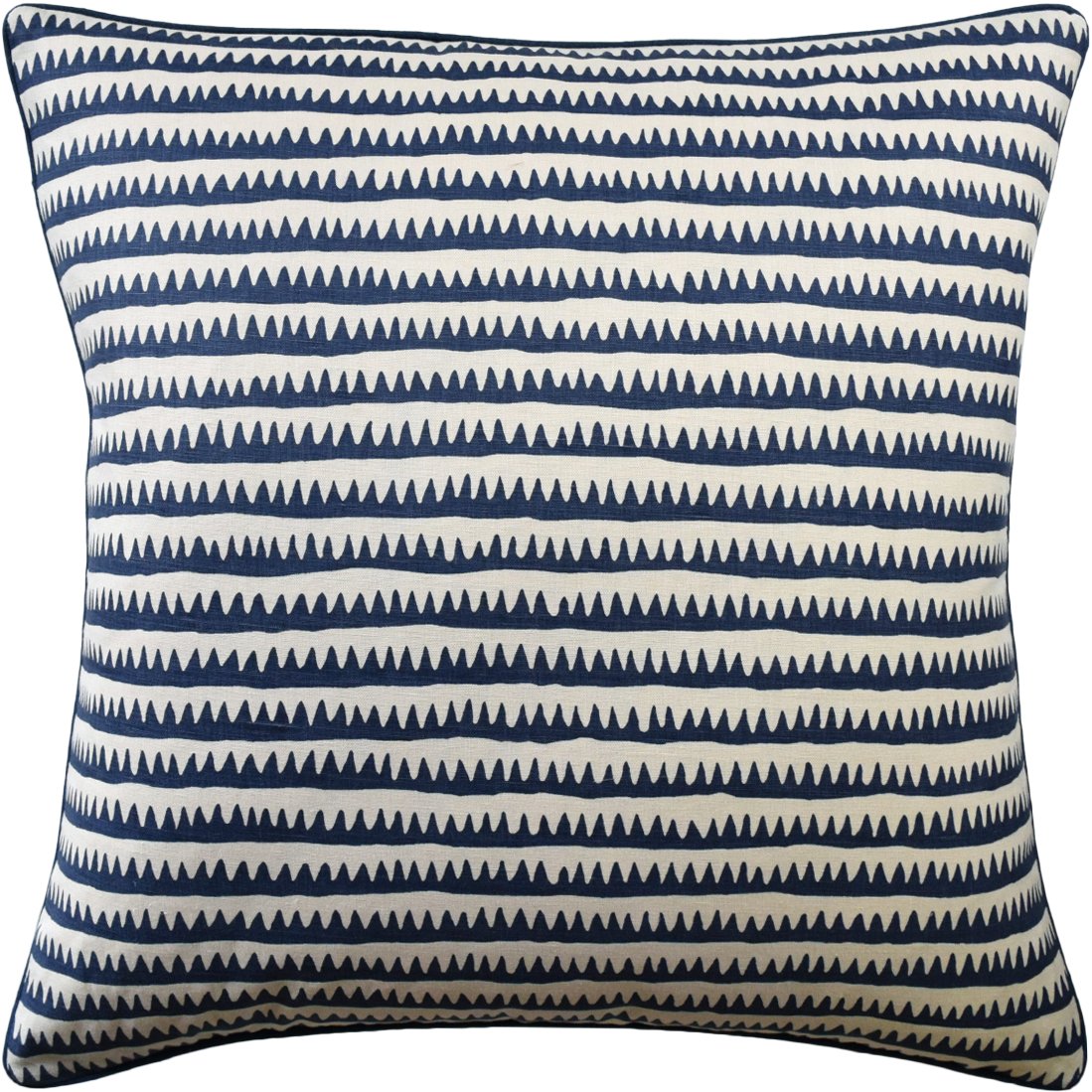 20x20 Corfu Stripe Navy Ryan Studio Pillow | Fig Linens and Home