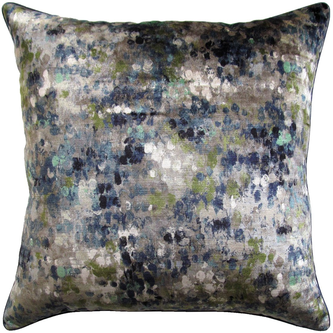 Painted Velvet Turquoise Ryan Studio Pillow | Fig Linens and Home