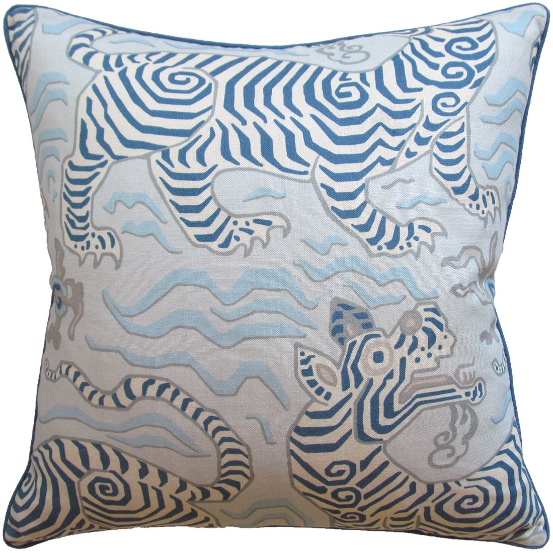 Tibet Blue Decorative Pillow | Shop Ryan Studio at Fig Linens