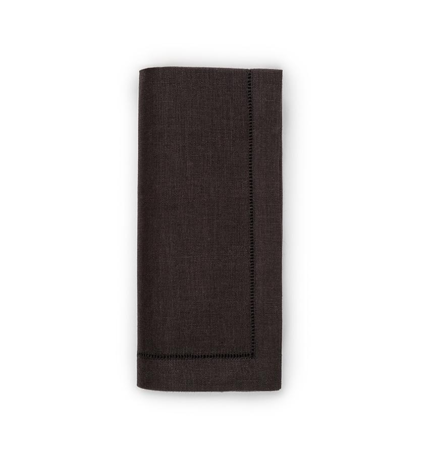Fig Linens - Sferra Table Linens - Festival Black Napkins