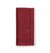 Fig Linens - Sferra Table Linens - Festival Merlot Napkins