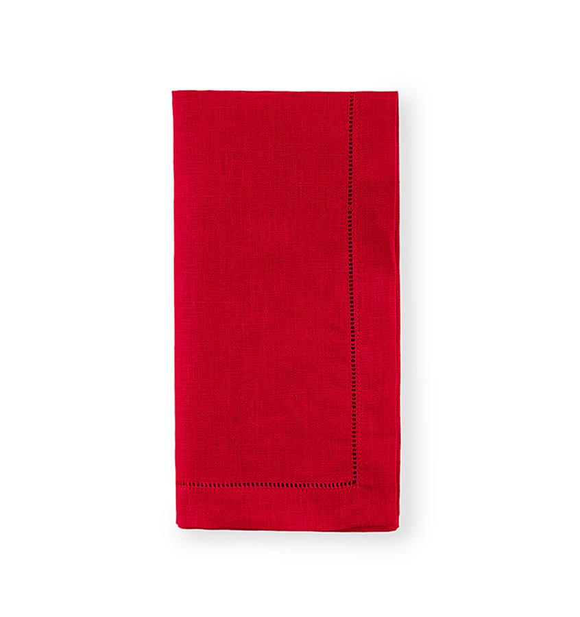 Fig Linens - Sferra Table Linens - Festival Red Napkins