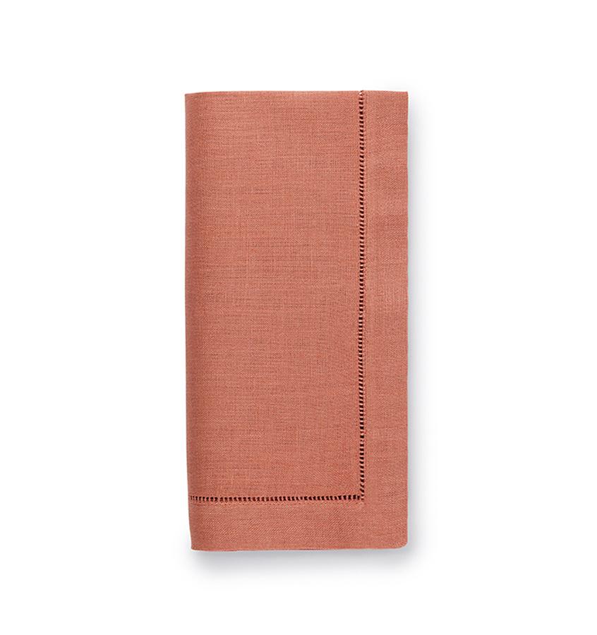 Fig Linens - Sferra Table Linens - Festival Salmon Napkins