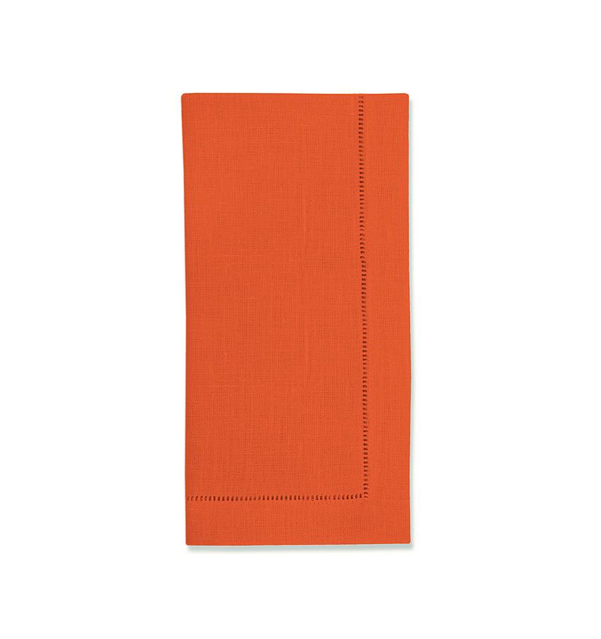 Fig Linens - Sferra Table Linens - Festival Tangerine Napkins