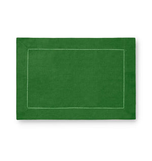 Fig Linens - Sferra Table Linens - Festival Placemats - Emerald