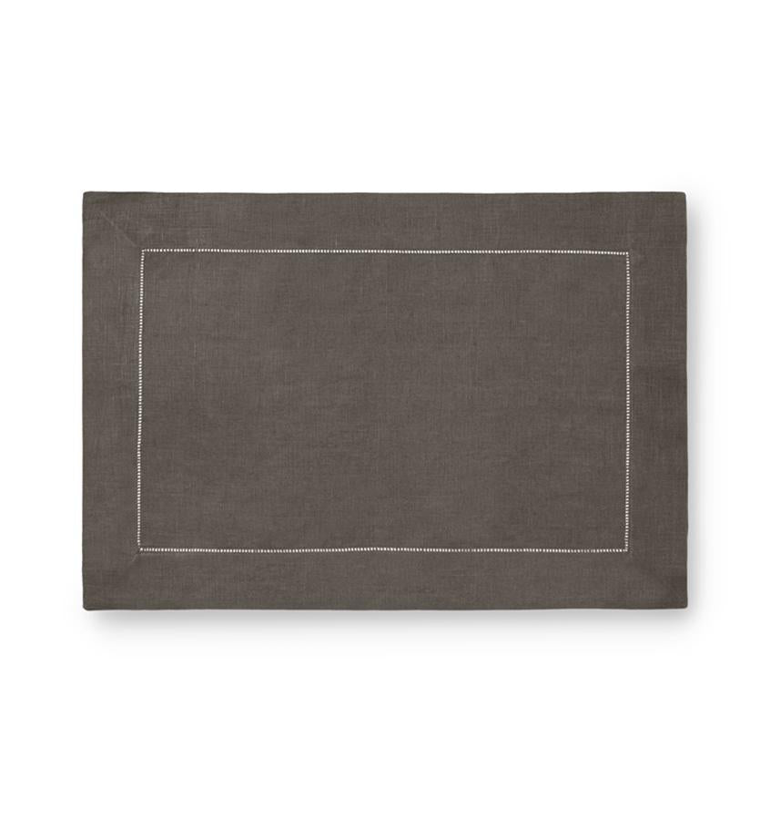 Fig Linens - Sferra Table Linens - Festival Placemats - Pewter