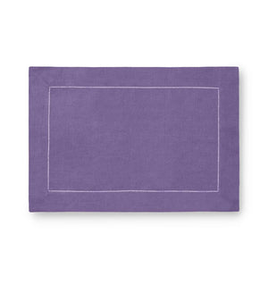 Fig Linens - Sferra Table Linens - Festival Placemats - Purple