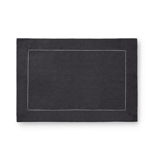 Fig Linens - Sferra Table Linens - Festival Placemats - Smoke
