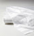 White Giza 45 Stripe Sateen Flat Sheet by Sferra | Fig Linens