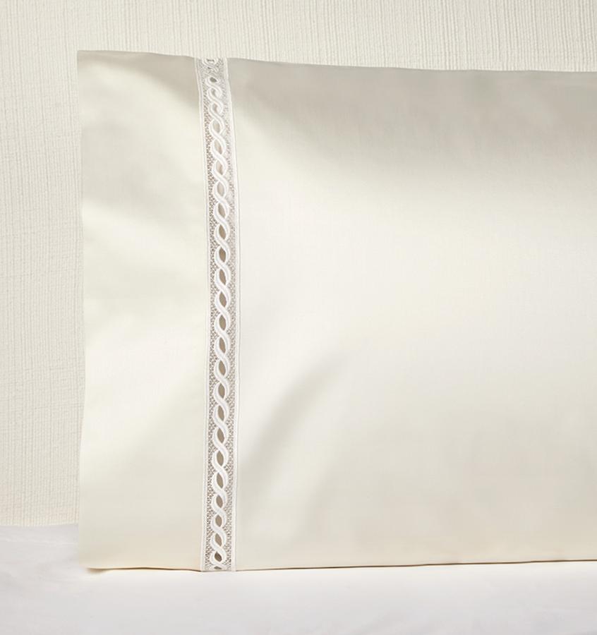 Millesimo Ivory Pillowcase by Sferra | Fig Linens and Home
