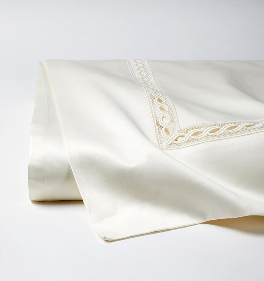 Millesimo Ivory Sheet Set by Sferra | Fig Linens and Home