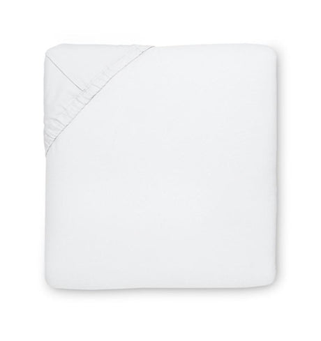 Milos White Fitted Sheet by Sferra | Fig Linens and Home