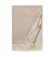Renna Natural Throw by Sferra - Cashmere Throw Blankets at Fig Linens