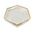 Banks White Marble Tray by Worlds Away | Fig Linens and Home