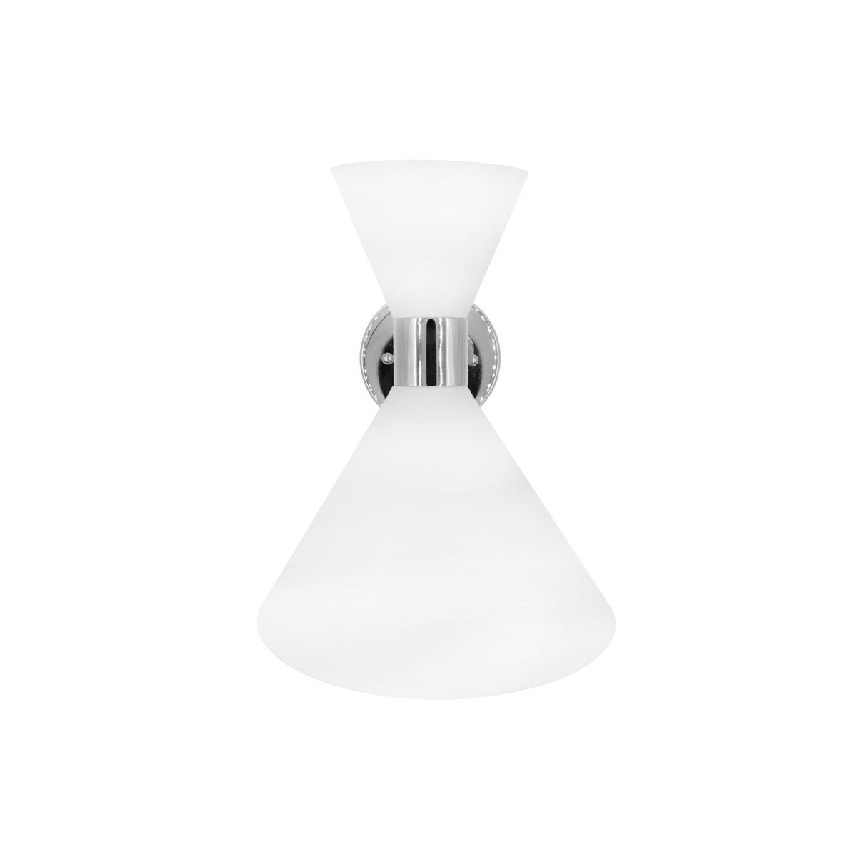 August White &amp; Nickel Wall Sconce by Worlds Away | Fig Linens