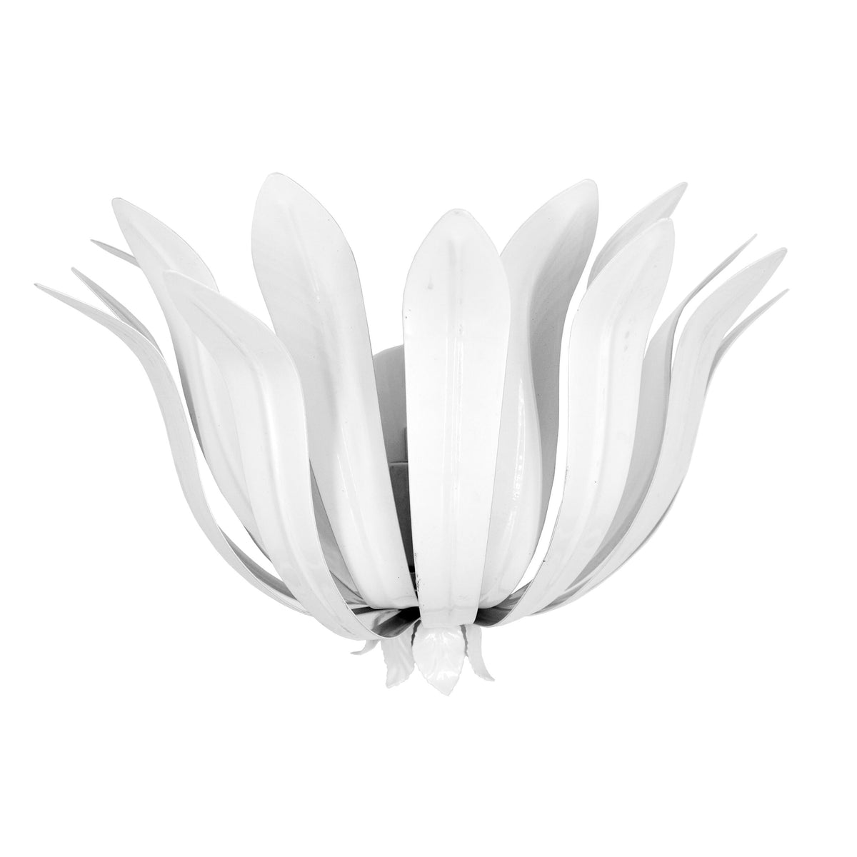 Cayman White Sconce by Worlds Away | Fig Linens and Home