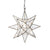 Small Clear Glass Star Chandelier by Worlds Away | Fig Linens and Home