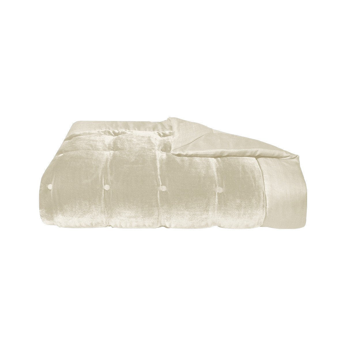 Cocon Pierre Silk Velvet Coverlet by Yves Delorme | Fig Linens