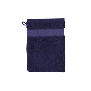 Fig Linens - Yves Delorme Etoile Marine - Navy Blue Wash Mit