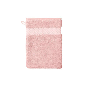 Fig Linens - Yves Delorme Etoile The Bath Towels - Rose pink wash mitt