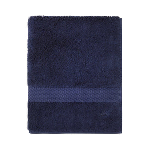 Fig Linens - Yves Delorme Etoile Marine - Navy Blue Guest Towel