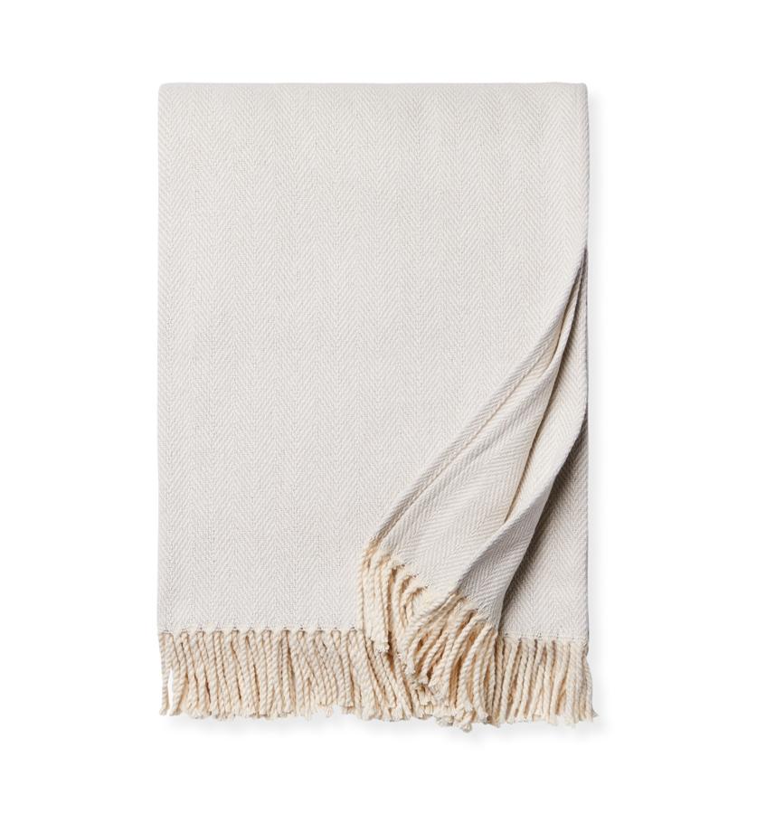 Celine Tin Throw by Sferra - Shop Cotton Throws at Fig Linens