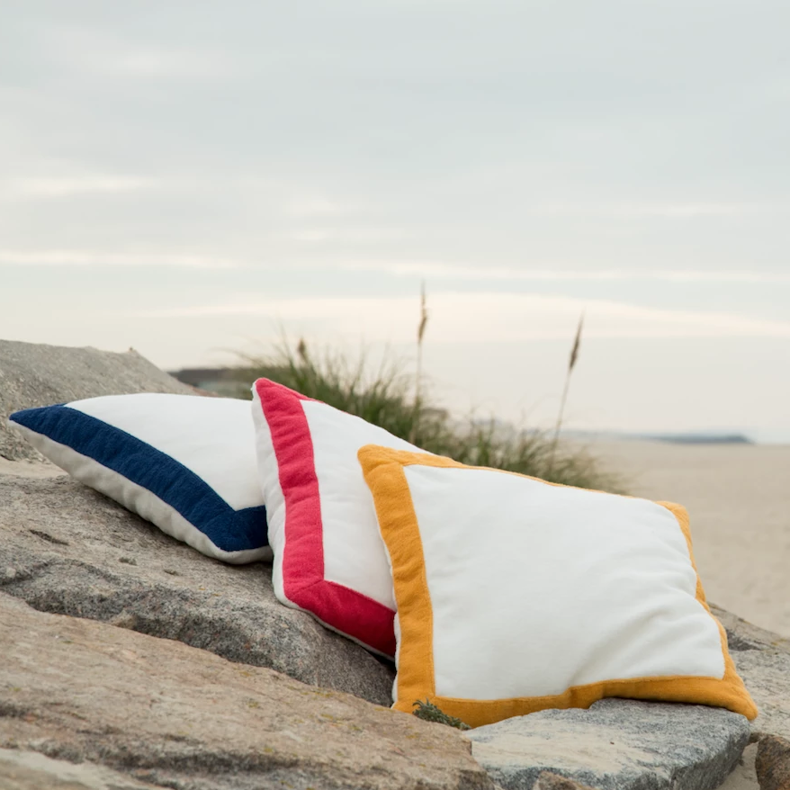 Portofino Beach Towel and Pillows  by Abyss and Habidecor | Fig Linens and Home