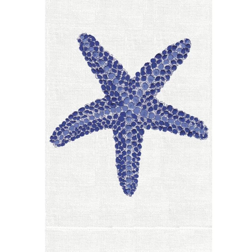 Blue Starfish Linen Guest Towels (Set of 2) | Fig Linens and Home