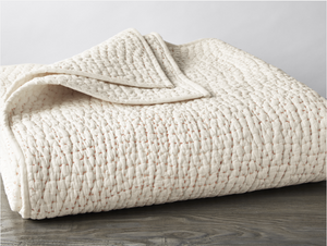 Undyed Pebbled Organic Quilts & Shams by Coyuchi | Fig Linens
