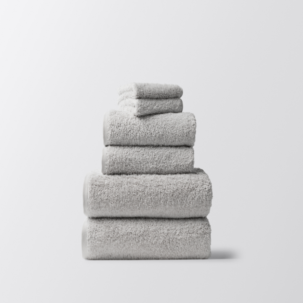 Cloud Loom Fog Organic Bath Towels by Coyuchi | Fig Linens