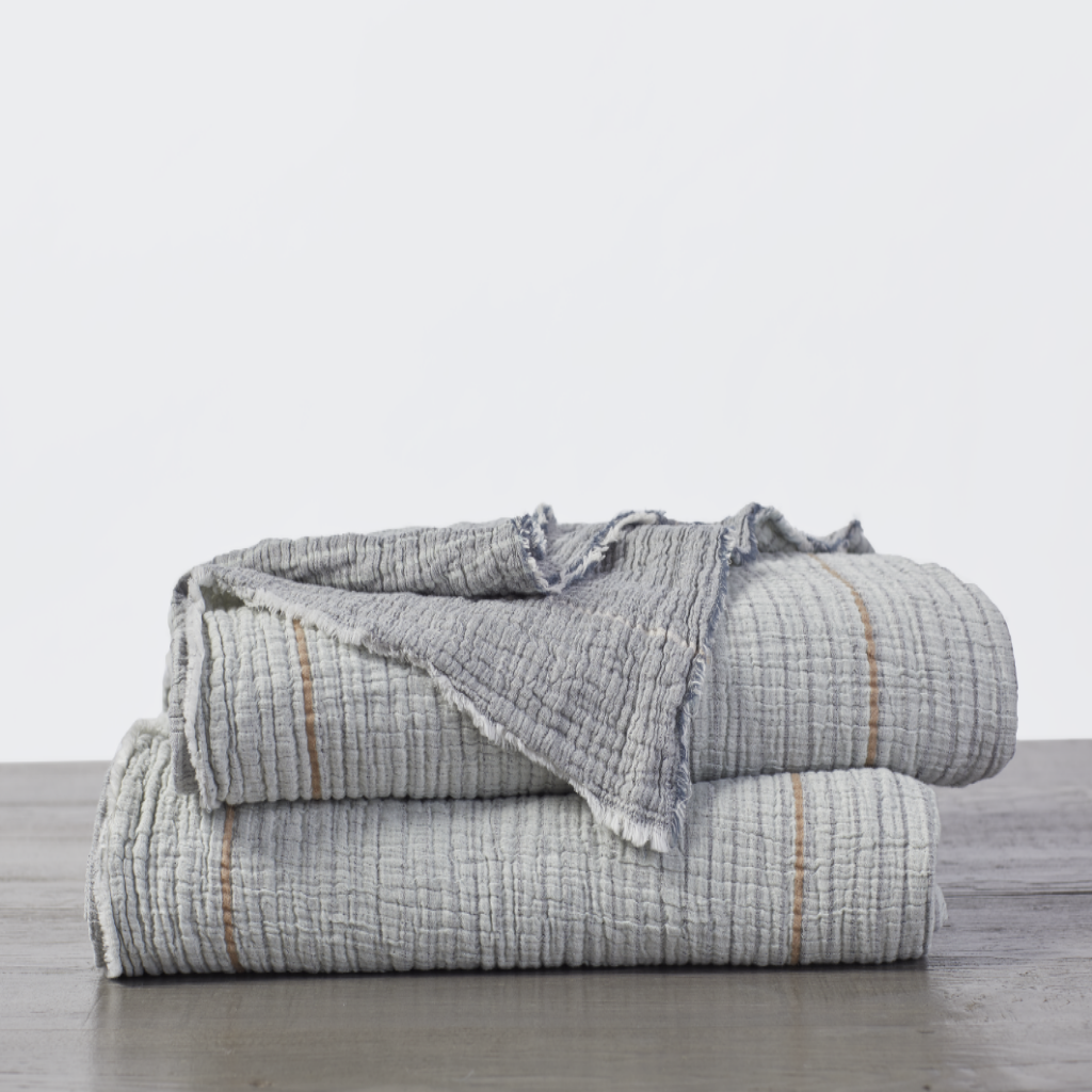 Topanga organic matelasse discount blanket