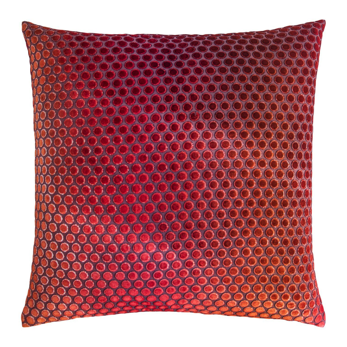 Dots Wildberry Velvet Pillows by Kevin O&#39;Brien Studio | Fig Linens