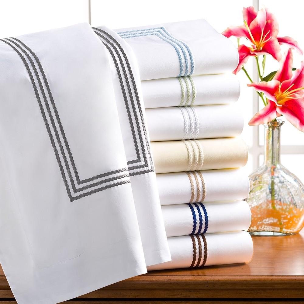 Downright Bedding - Windsor Embroidery Bed Linens - Duvets and Shams