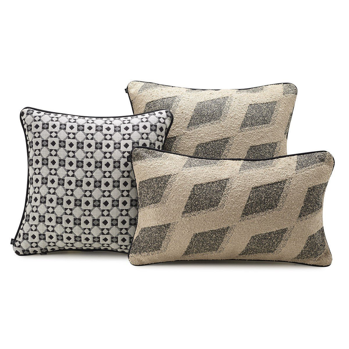 Echo Musk Decorative Pillows by Le Jacquard Français | Fig Linens