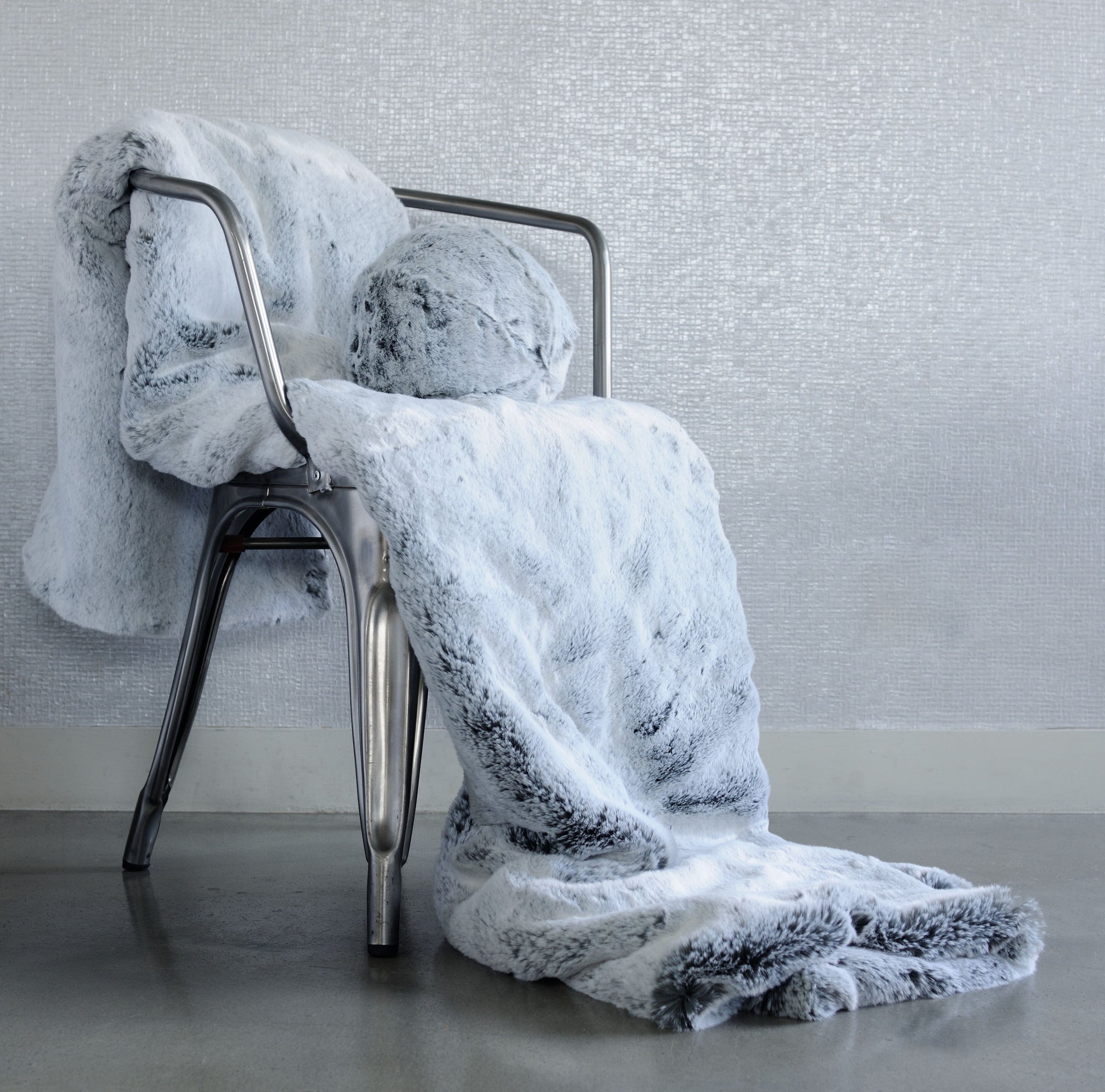 Glacier Faux Fur Throw by Evelyne Prélonge | Fig Linens and Home