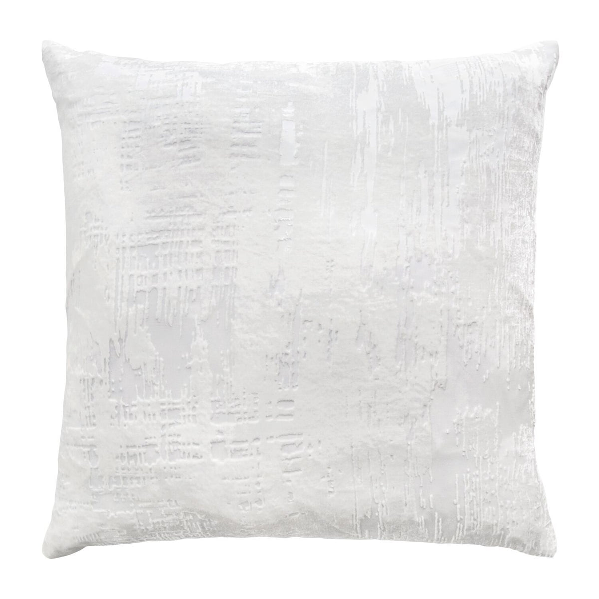 Brush Stroke White Velvet Pillows by Kevin O&#39;Brien Studio