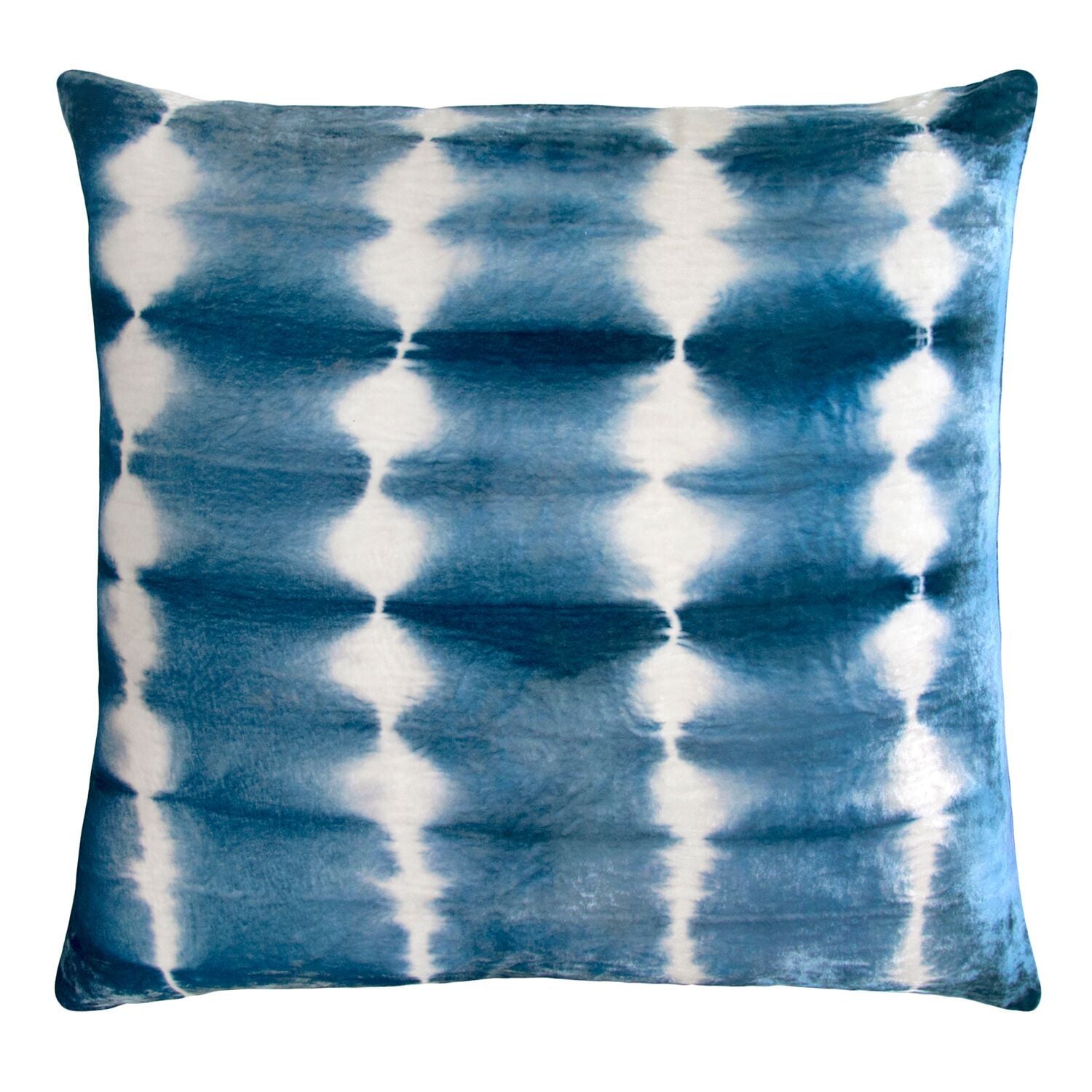 Azul Rorschach Velvet Pillow by Kevin O'Brien Studio | Fig Linens