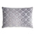 Fig Linen - Mod Fretwork Silver Gray Velvet Pillows by Kevin O'Brien Studio