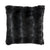 Black Faux Fur Euro Pillow by Lili Alessandra | Fig Linens and Home