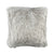 Large Silver Faux Fur Euro Pillow by Lili Alessandra | Fig Linens and Home