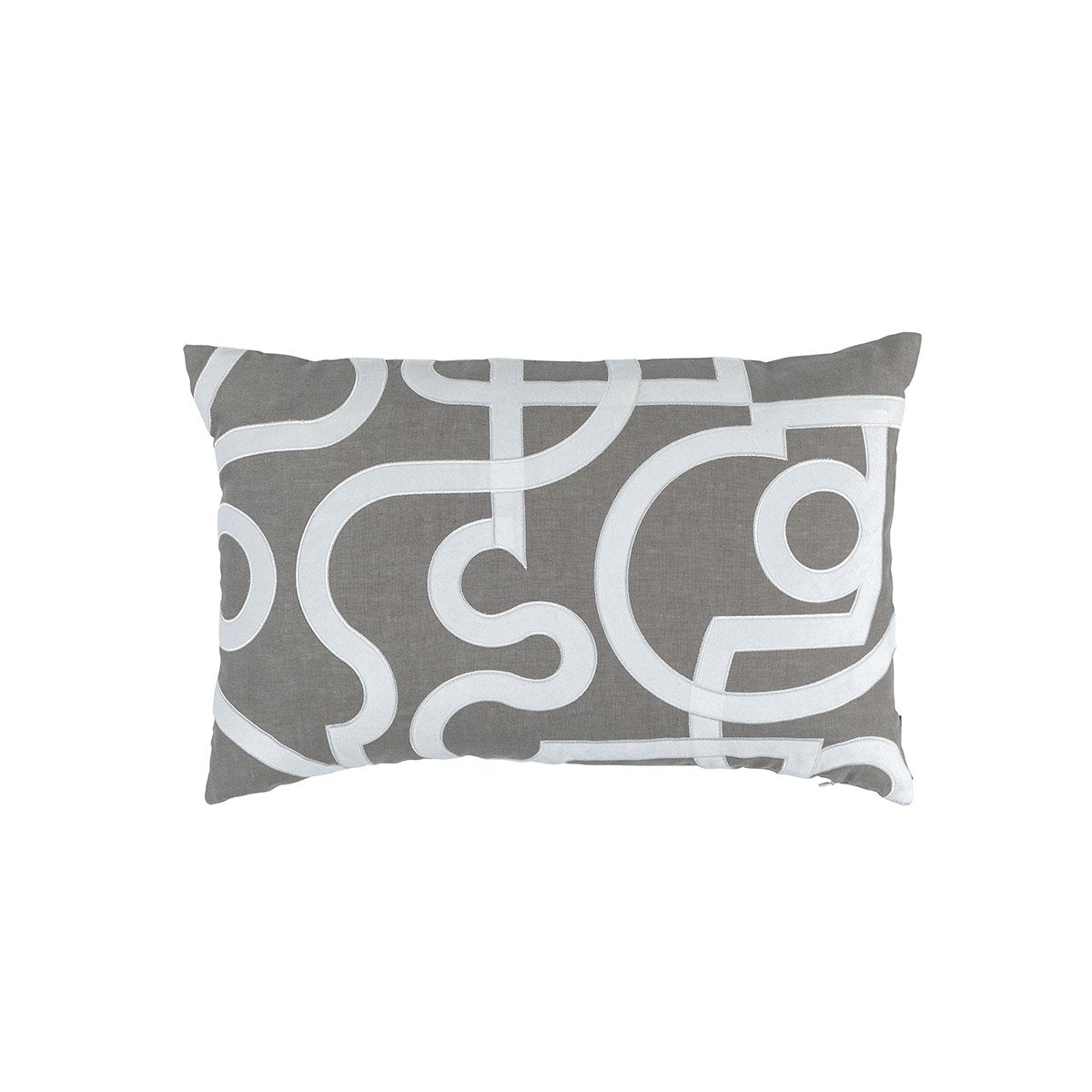 Geo Light Grey Pillow by Lili Alessandra | Fig Fine Linens and Home