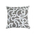 Geo Light Grey Square Pillow by Lili Alessandra | Fig Fine Linens and Home