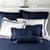Elliot Pique Navy Bedding by Matouk - Fig Linens and Home