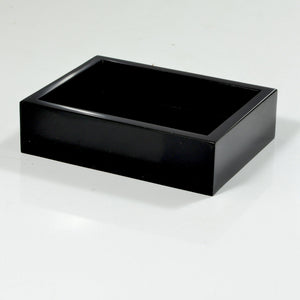 Fig Linens - Mike + Ally Black Ice Bathroom Accessories - Soap Dish