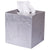 Fig Fine Linens and Home Home - Eos by Mike and Ally - Silver Tissue Box Cover