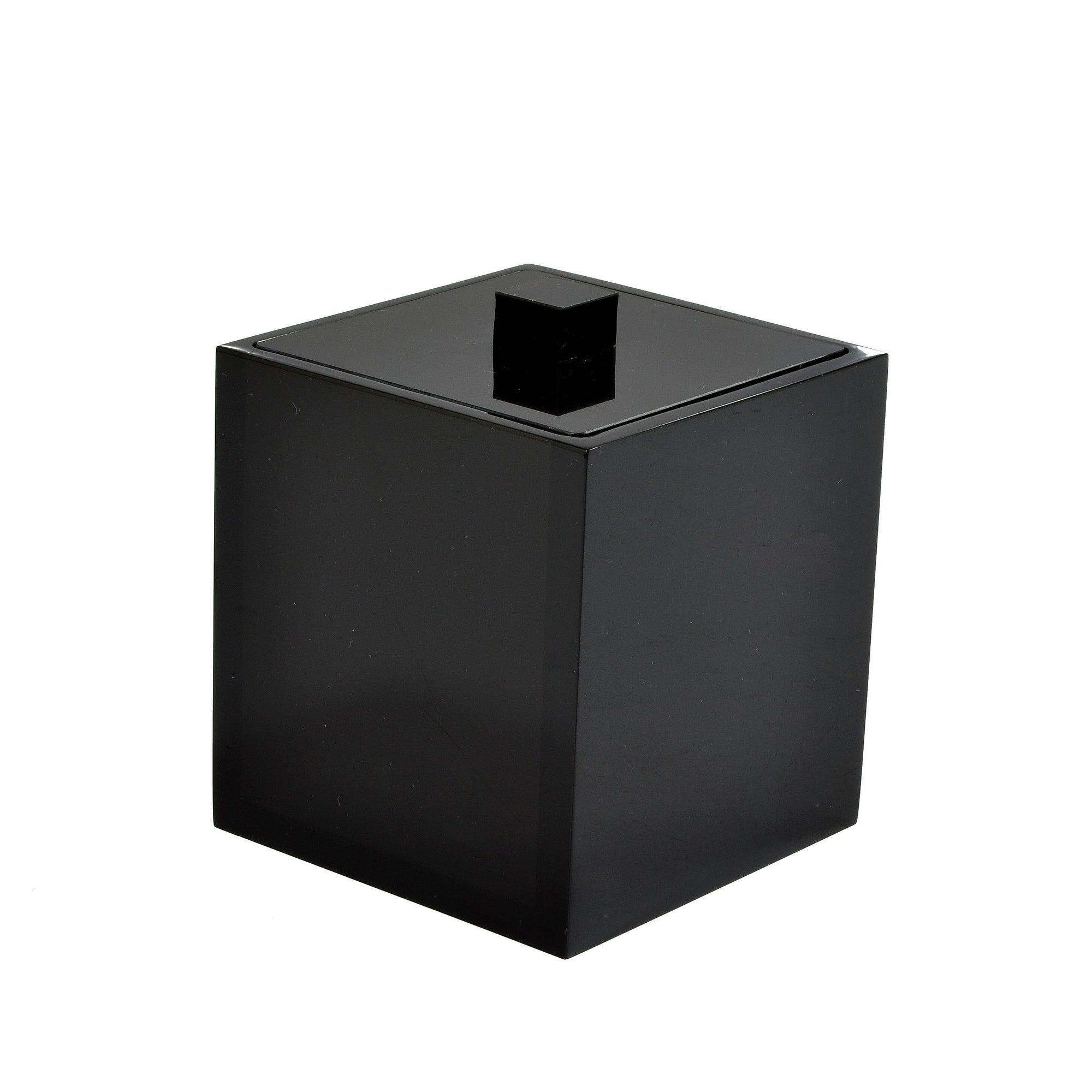 Fig Linens - Mike + Ally Black Ice Bathroom Accessories - Container