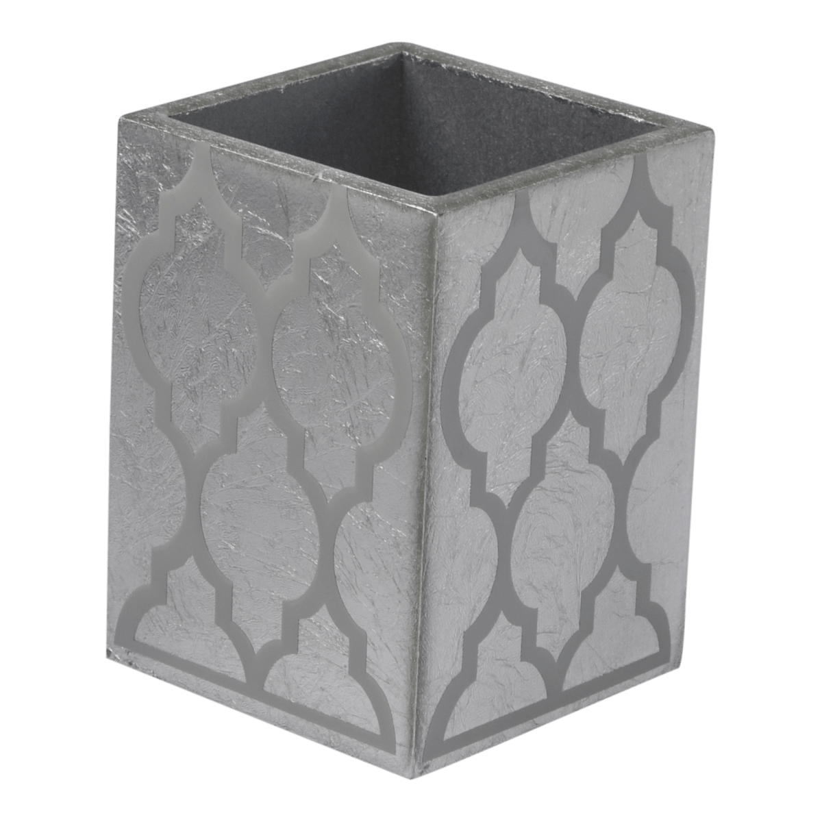 Fig Linens - Mike + Ally Arabesque Silver Container