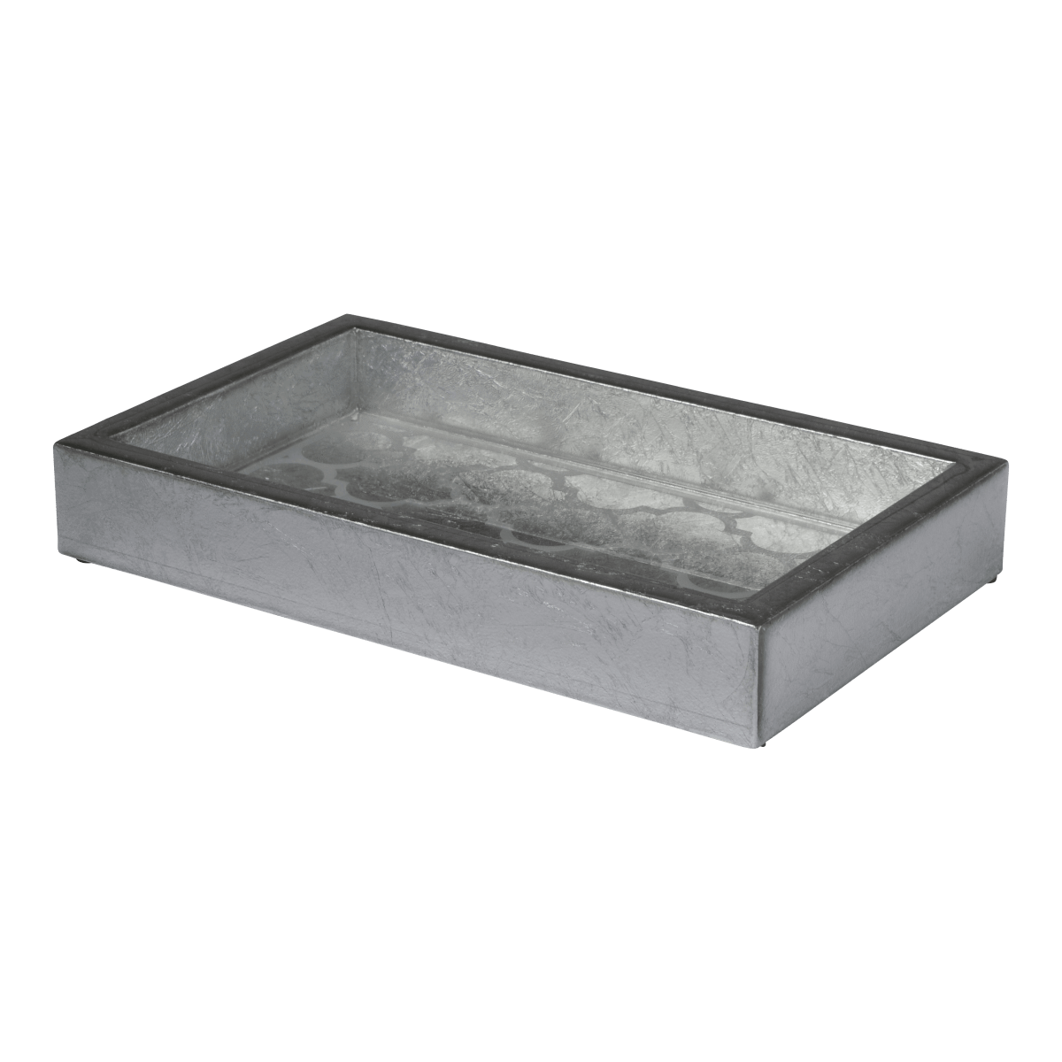 Fig Linens - Mike + Ally Arabesque Silver Vanity Tray