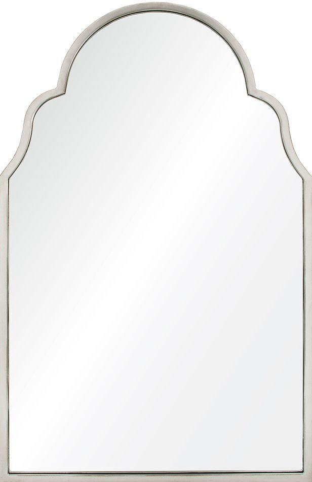 Mirror Image Home - Antiqued Silver Leaf Iron Arch Wall Mirror | Fig Linens